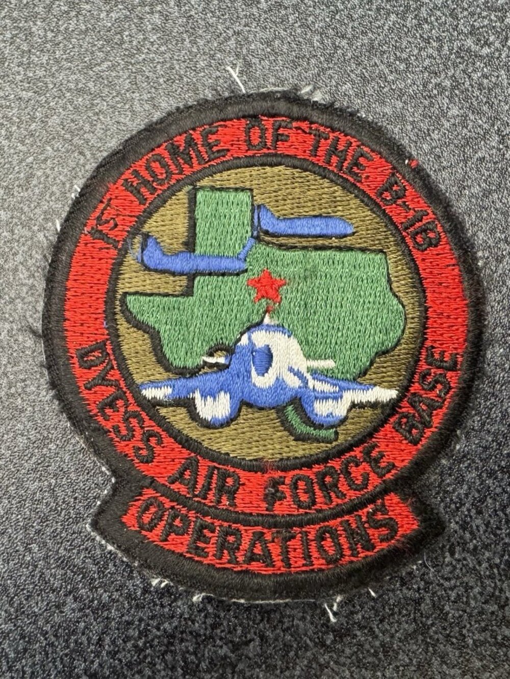 Lot of 7, Vintage 80's USAF Military Patches, Bundle